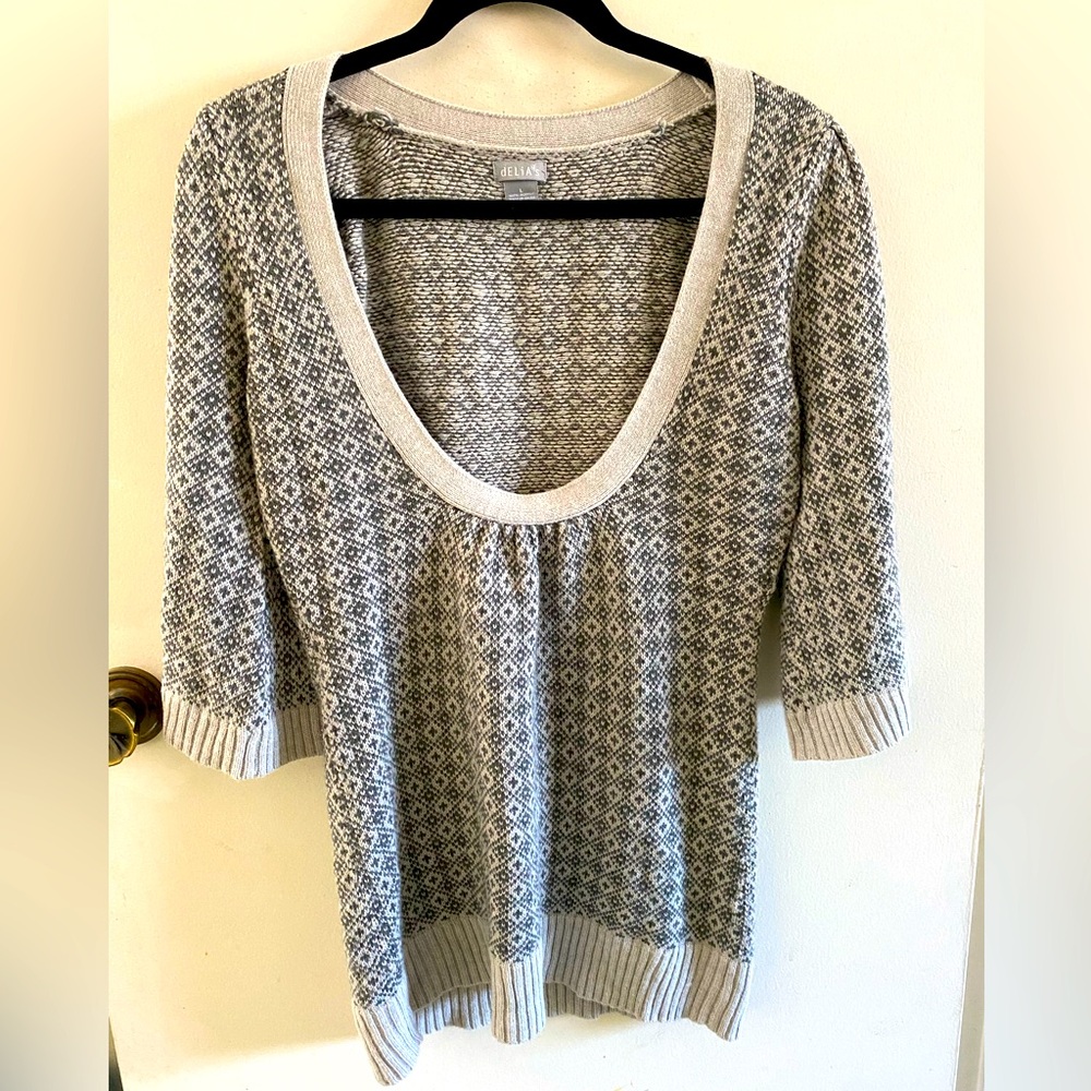 Delia’s vintage half sleeve sweater
